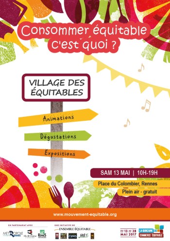 Affiche Village des Equitables 13 mai