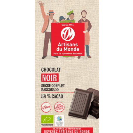 chocolat noir bio